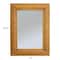 Hello Honey® 26" Natural Rectangle Wall Mirror with Rattan Detail